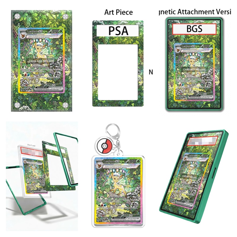 Display Case Acrylic - ポケモン プリズマティックエボリューションズ リーフィア ex アニメ エキスパンドアート