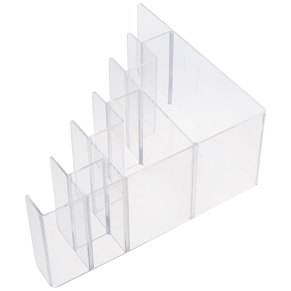 Display Risers Set - 透明アクリルディスプレイライザー,耐久性のある6レベル,透明ジュエリーラック,ウォレットホルダー,コレクションスタンド