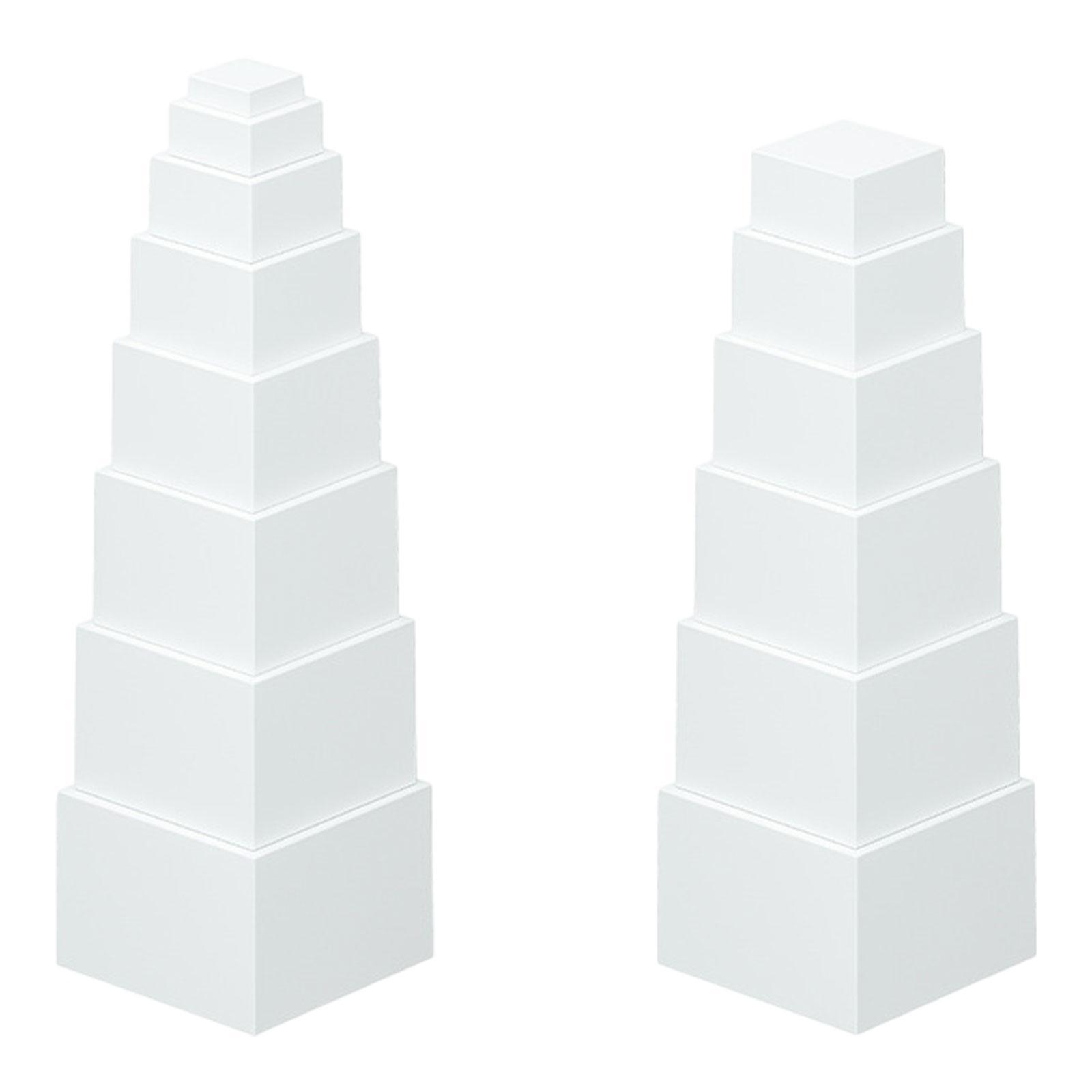 Display Risers Set - 積み重ね可能なビュッフェライザーセット、中空底のフードディスプレイスタンド、長方形のデザートライザー、パーティーテーブル用
