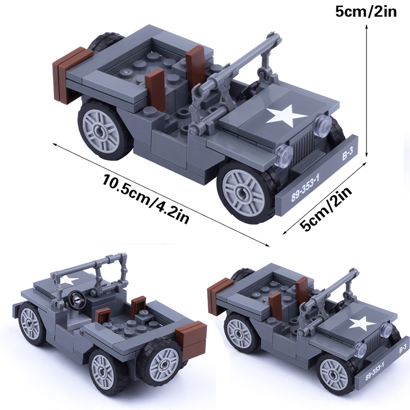 Lego Minifigure Holder - おもちゃの軍用フィギュア,ミリタリースアーミー車のビルディングブロック,軍艦,軍隊,武器,軍隊,軍,兵士,ギフトのアイデア,ww2