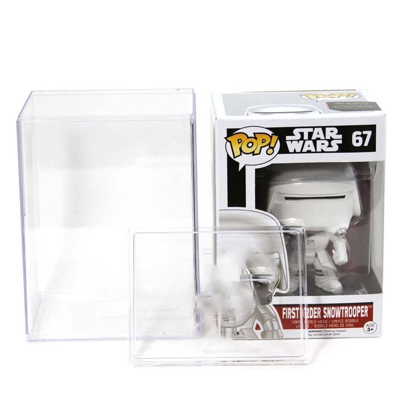 Funko Pop Protector - ファンコポップ4インチ用の保護ケース,収集品用の透明なアクリルディスプレイボックス,ビニールフィギュア
