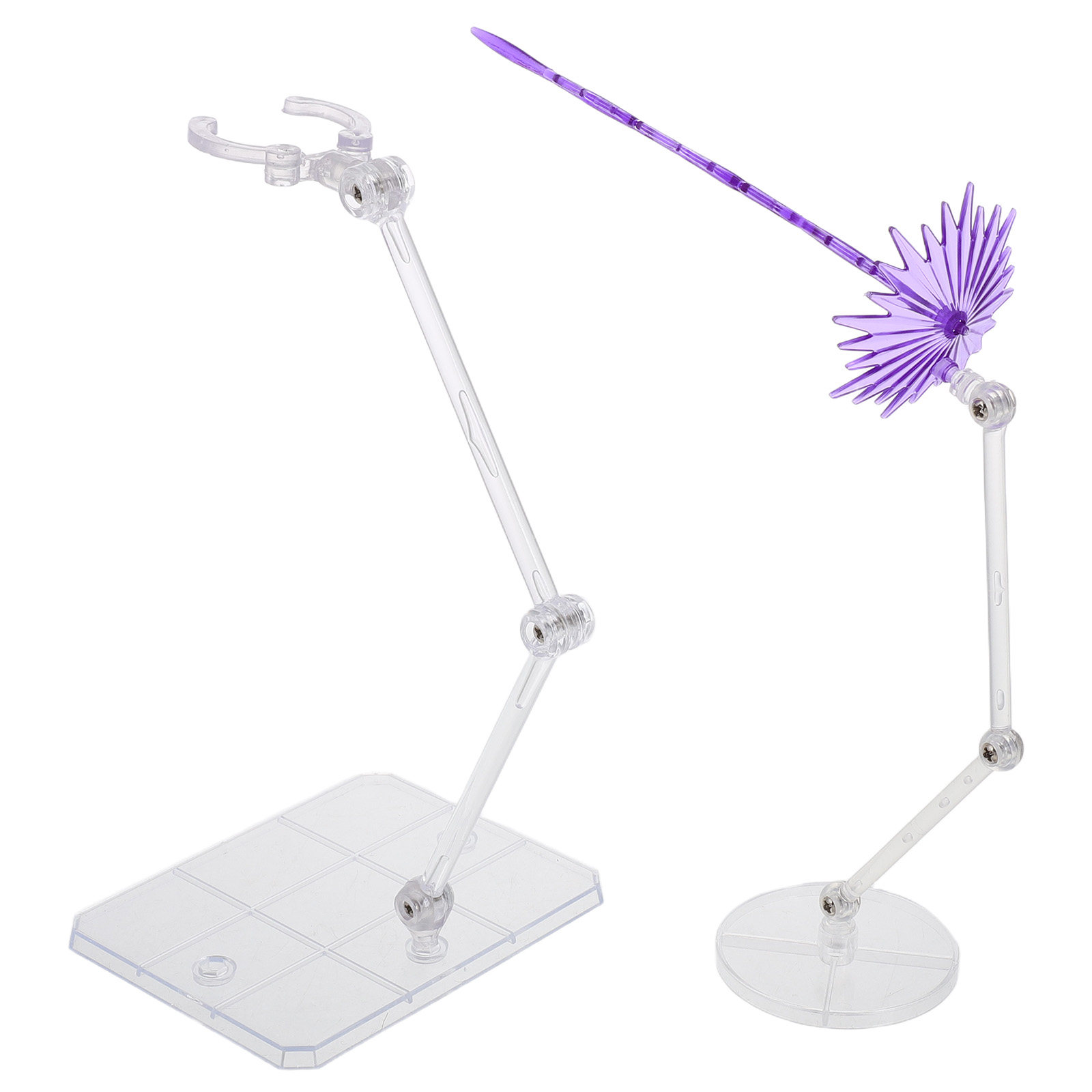Action Figure Stand - 1セットのエネルギー効果ディスプレイスタンドは、アクションフィギュアモデル用で、美的でダイナミックなポーズをサポートし、耐久性があり、未来的な外観を実現します。