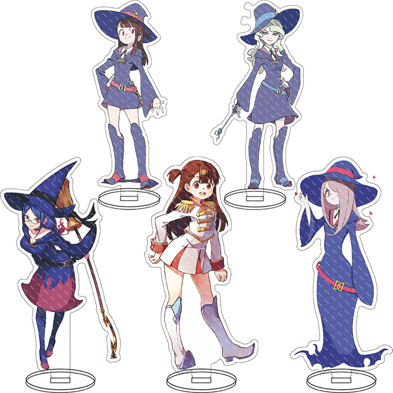 Figma Stand Set - 16CMアニメフィギュア 小さな魔女学園 ‌ カガリ ロッテ ジャンソン