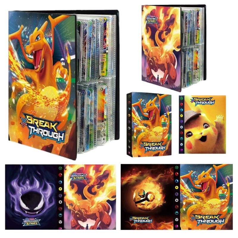 Pokemon Binder Card - ポケモン チャリザード カードアルバムブック 240枚入り ポケモンゲームカードアルバム VMAX