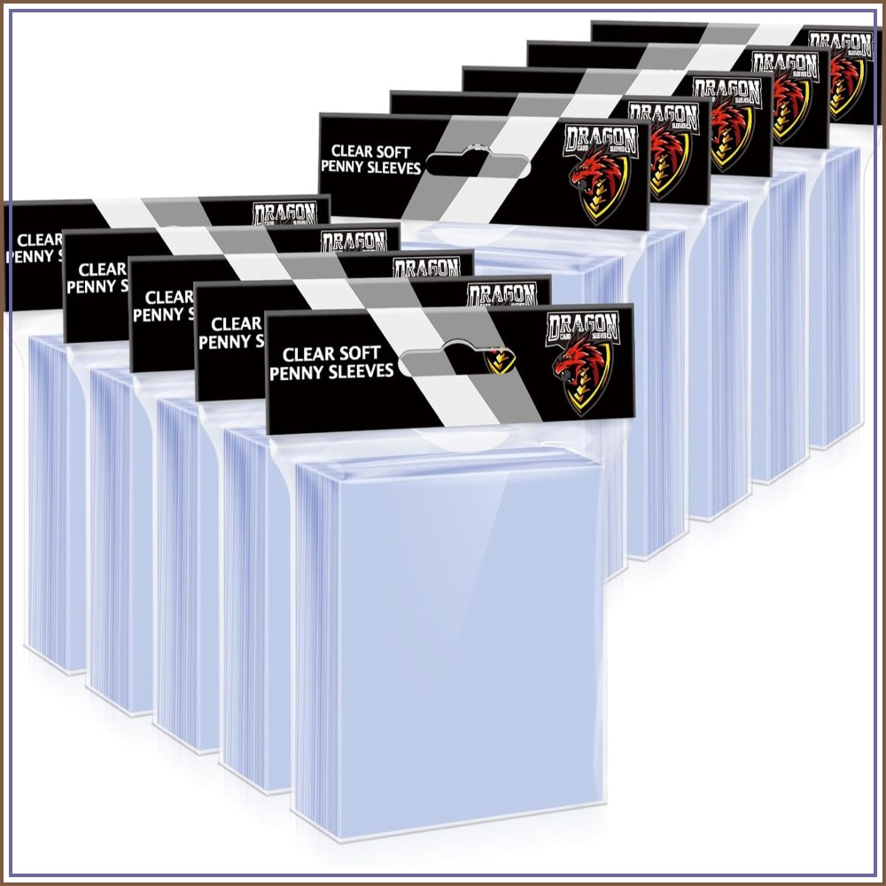 1000枚入りカードスリーブ トップローダー トレーディング - Card Penny Sleeve のレビューと価格