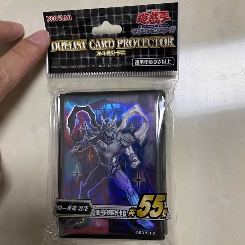ホット55枚入り 公式 遊戯王 簡体字英雄カオスカードスリー - Card Penny Sleeve のレビューと価格