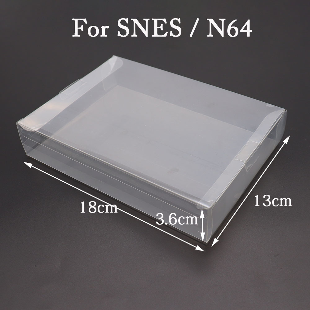 透明な保護プラスチック製ゲームボックス,10個,Snes,N - Funko Pop Protector のレビューと価格