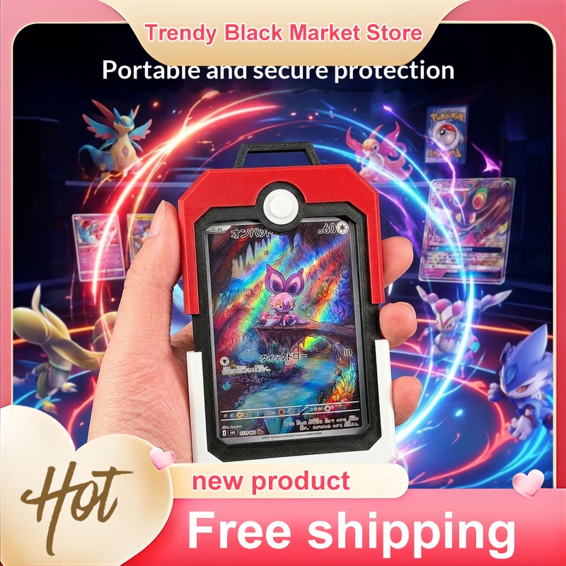 PTCG ポケモンカードブリックディスプレイホルダー 3D  - Graded Card Display のレビューと価格