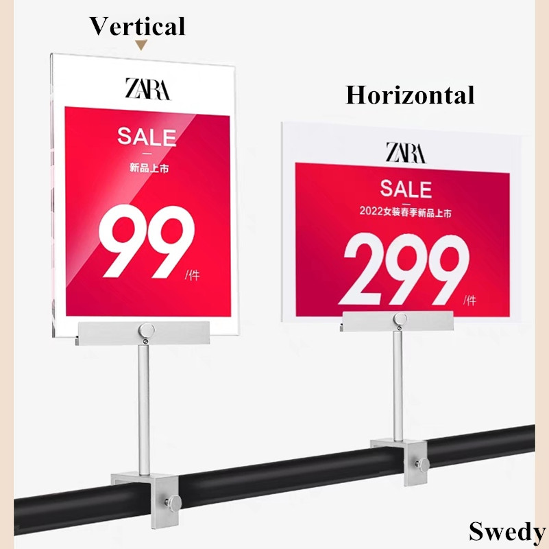 A5 148 × 210 ミリメートルステンレス鋼 KT ボ - Pop Display Shelf のレビューと価格