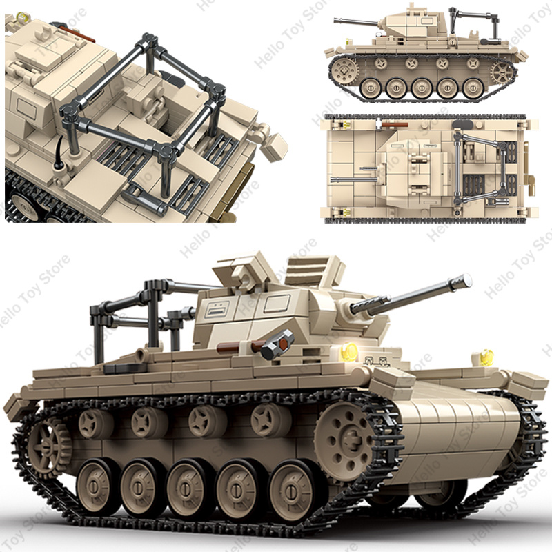 軍事ドイツ軍クラシックモデル No.2 C タイプ砲兵観測パ - Lego Minifigure Holder のレビューと価格