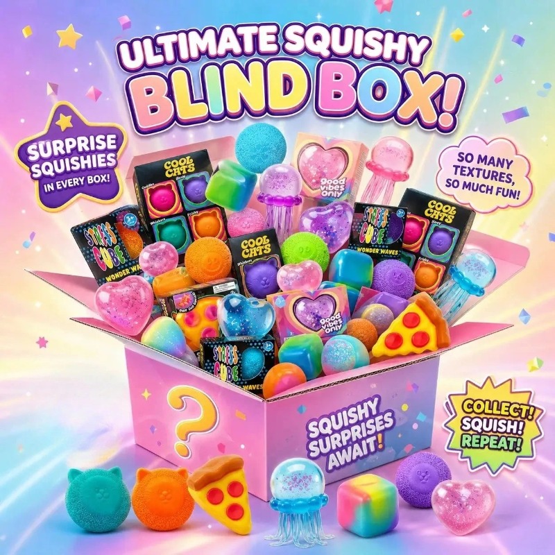 2026年新作様々なイカ型ブラインドボックスサプライズトイ、 - Mystery Box Blind Bag のレビューと価格