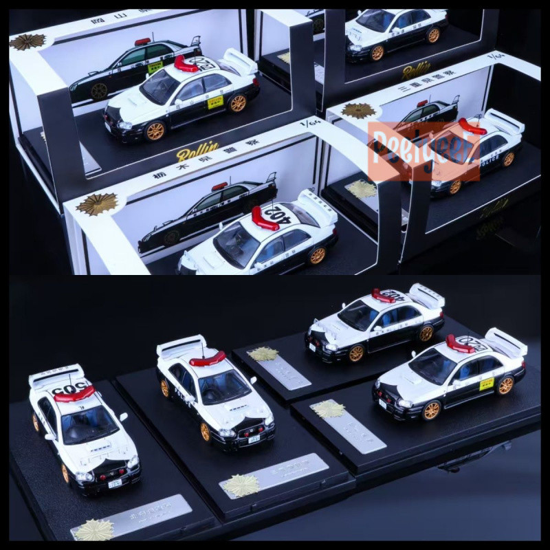 ローリン 1/64 スバル インプレッサ 日本警察車両 ダイ - Die Cast Car 1 64 のレビューと価格