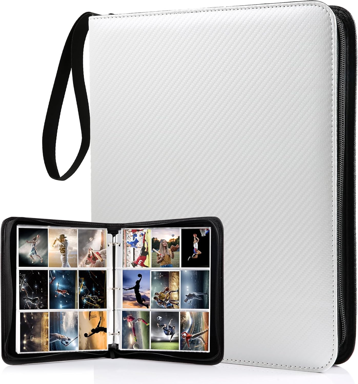 3リングトレーディングカードバインダー、900ポケット野球カ - Trading Card Binder のレビューと価格