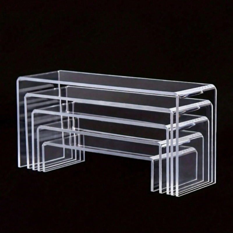 3/5 個アクリルディスプレイスタンドブラインドボックス収納 - Display Risers Set のレビューと価格