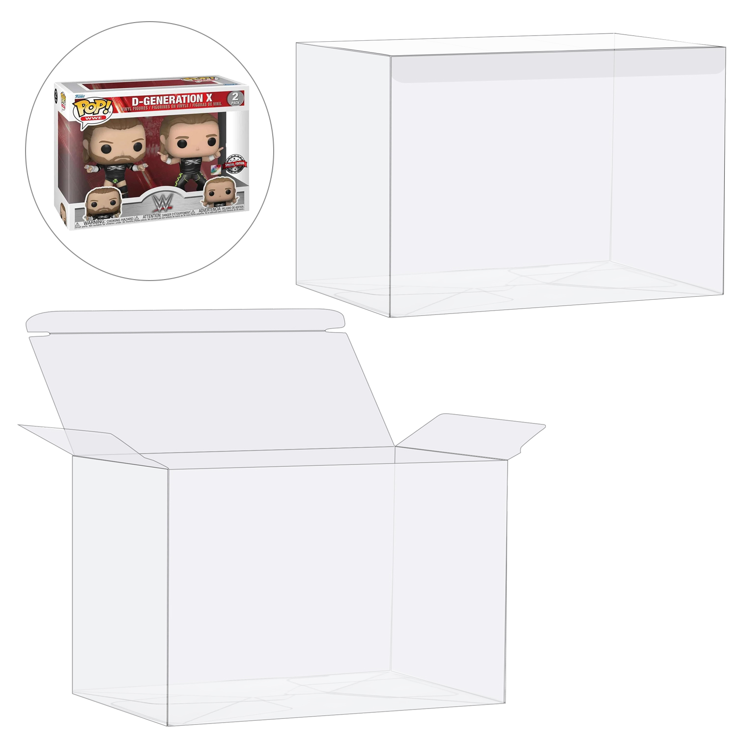 ハニープレイ-ファンコポップ用保護ビニールフィギュア,透明プ - Funko Pop Protector のレビューと価格