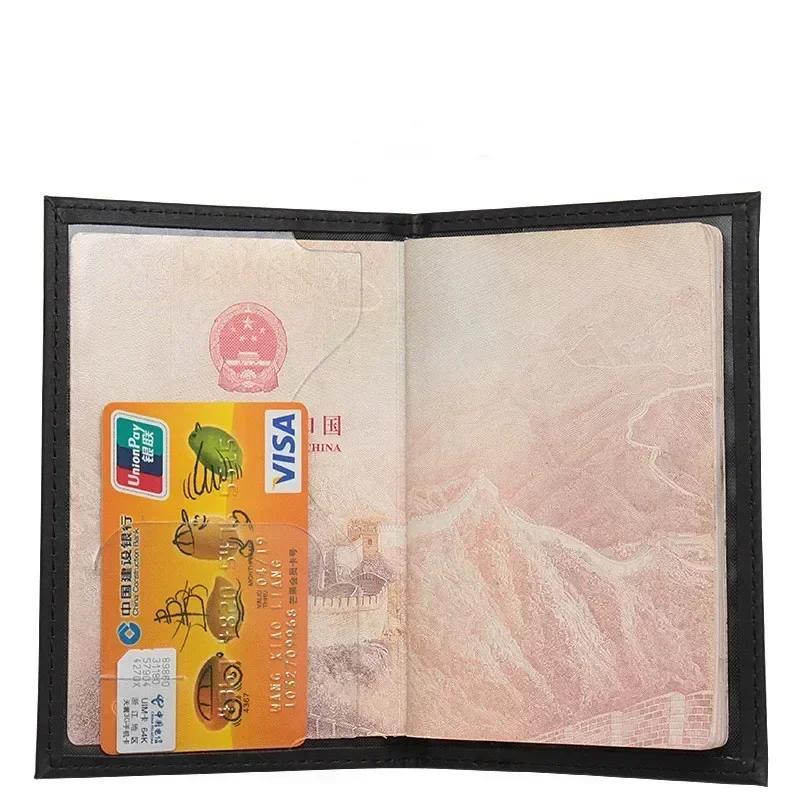 ファッション女性男性パスポートカバー Pu レザー無地旅行  - Card Top Loader のレビューと価格