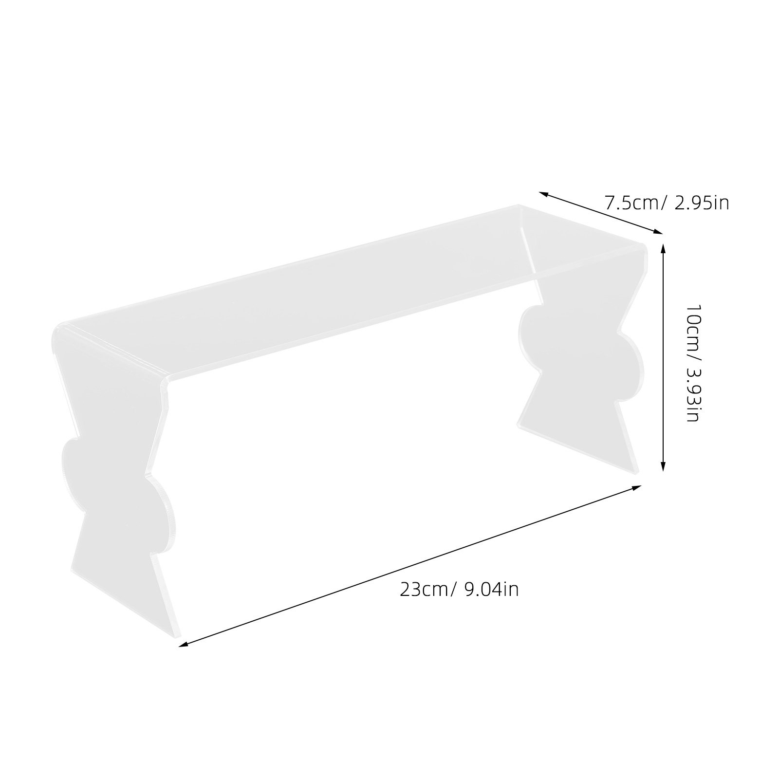 3 個のアクリルディスプレイスタンドセット洗練されたモダンな - Display Risers Set のレビューと価格