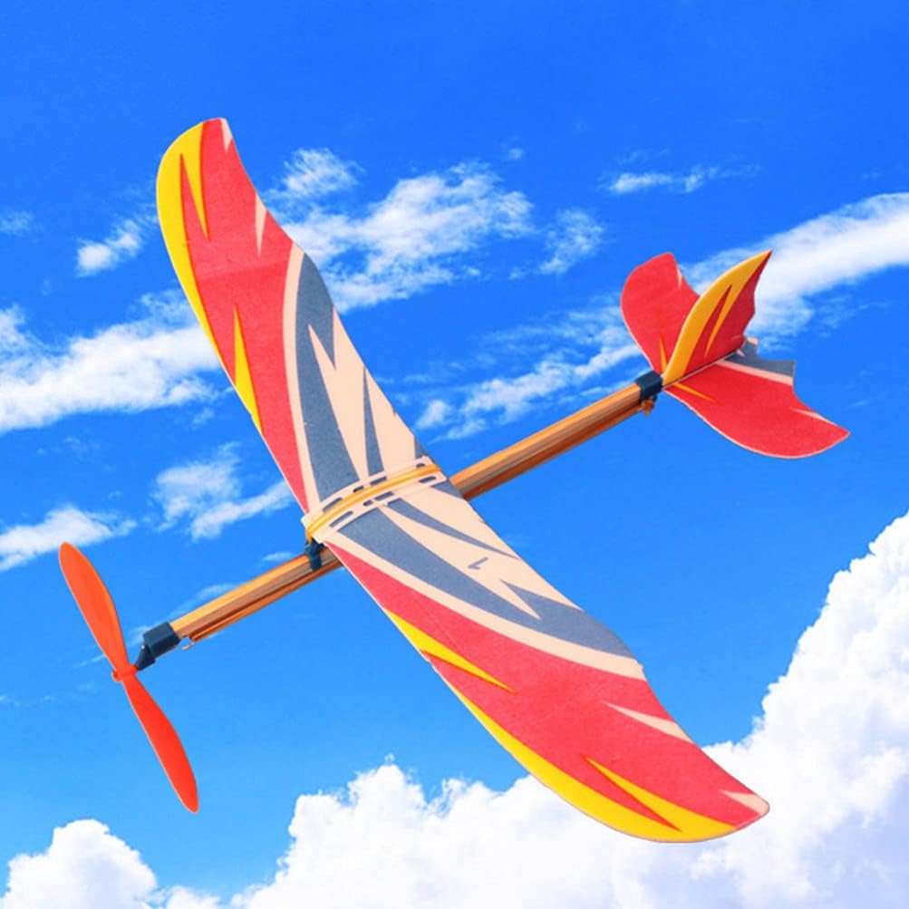 5/10 個のゴムバンド動力飛行機モデルグライダー飛行機爆撃 - Model Airplane Plastic のレビューと価格