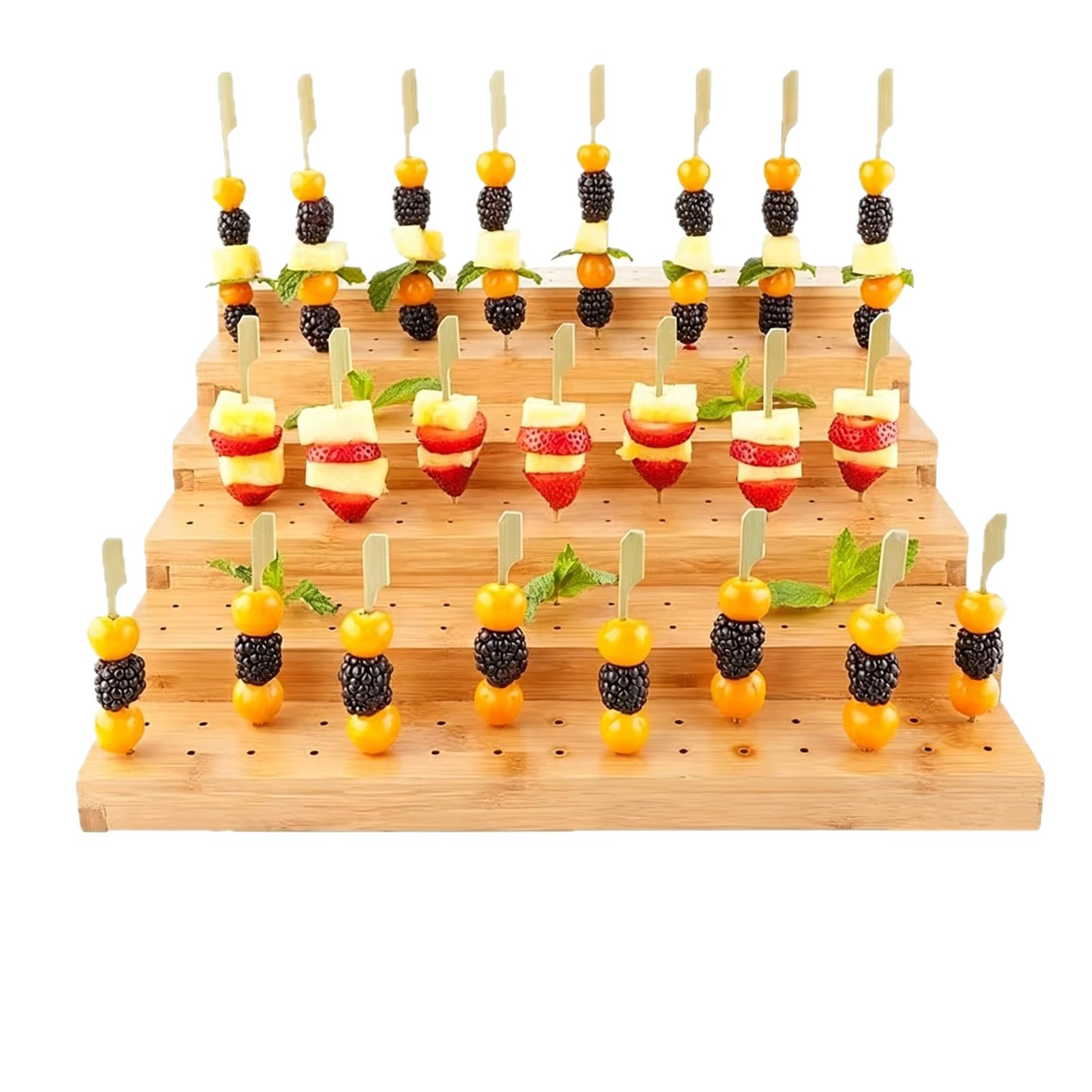 木製ロリポップホルダーディスプレイラックポータブル吸盤スタン - Display Risers Set のレビューと価格
