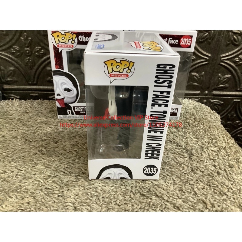 ファンコ ポップ スクリーム ゴーストフェイス 舌を頬に突く - Funko Pop Protector のレビューと価格