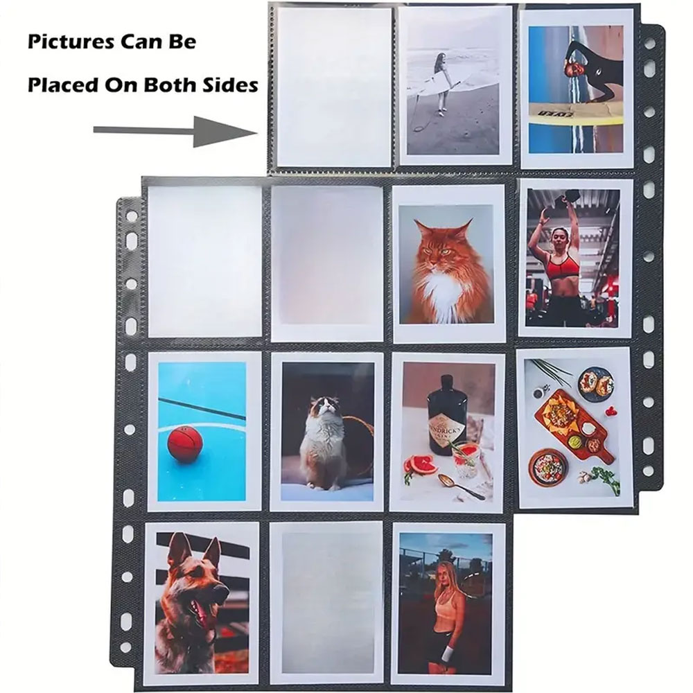 10パック ブラック 9ポケット A4 トレーディングカード - Trading Card Binder のレビューと価格