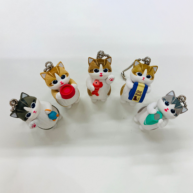 モフサンド カワイイ猫キーホルダー ブラインドボックス キュ - Action Figure Stand のレビューと価格