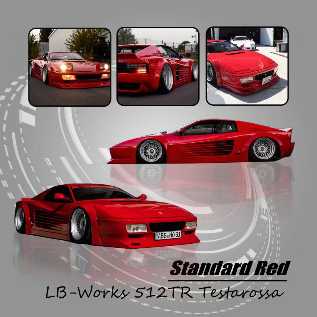 在庫あり 1:64 LBWK 512 TR テスタロッサ ダ - Die Cast Car 1 64 のレビューと価格