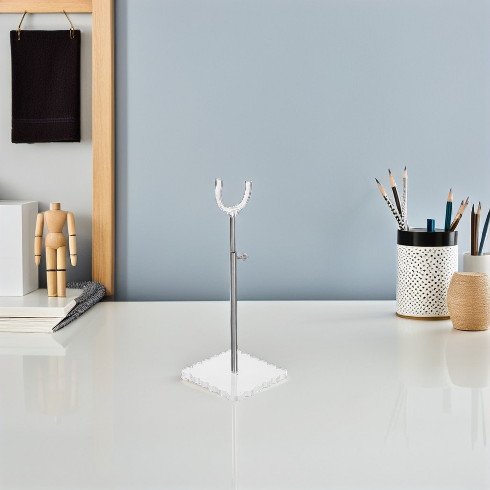 1 セット調整可能なアクリルディスプレイスタンド高さ 1.4 - Action Figure Stand のレビューと価格