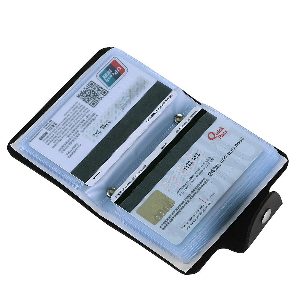 名刺入れ盗難防止IDクレジットカードホルダーファッション24 - Card Top Loader のレビューと価格