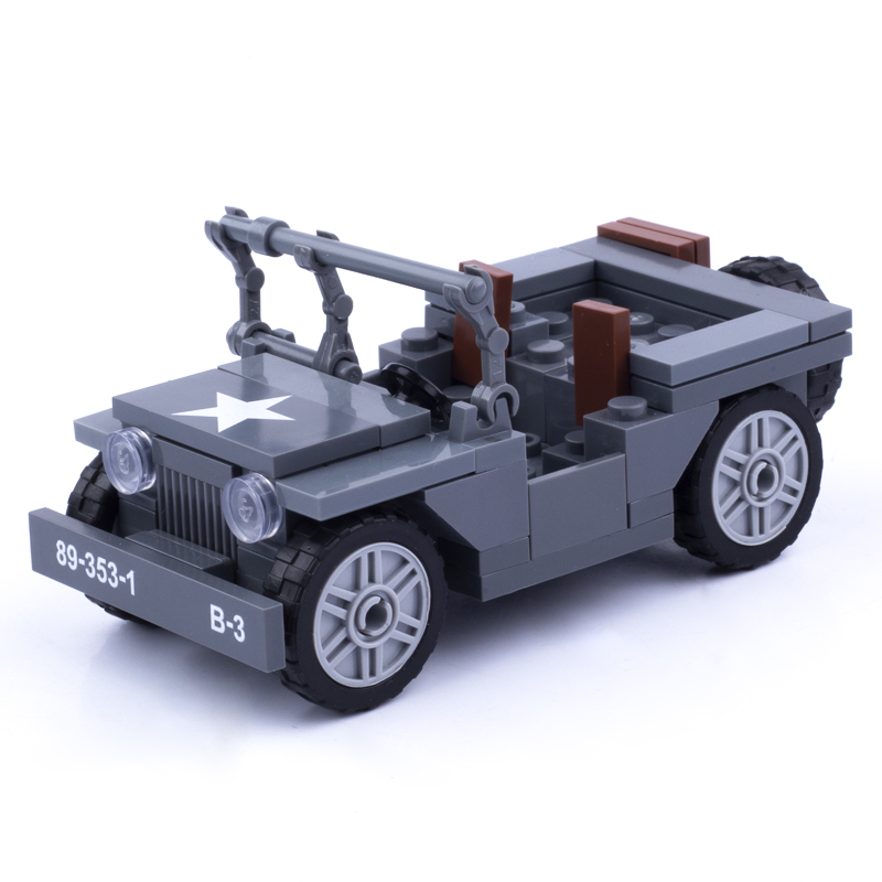 おもちゃの軍用フィギュア,ミリタリースアーミー車のビルディン - Lego Minifigure Holder のレビューと価格