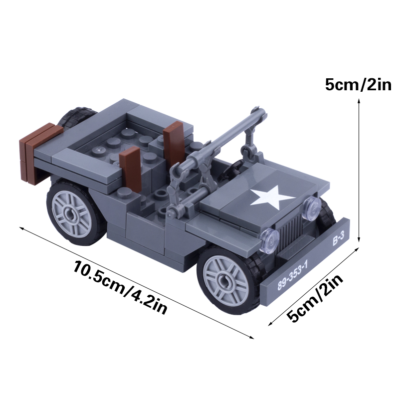 おもちゃの軍用フィギュア,ミリタリースアーミー車のビルディン - Lego Minifigure Holder のレビューと価格