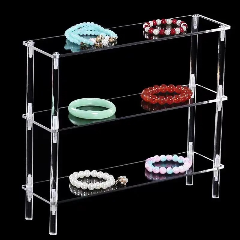縦型アクリルディスプレイライザー、香水スタンドオーガナイザー - Pop Display Shelf のレビューと価格