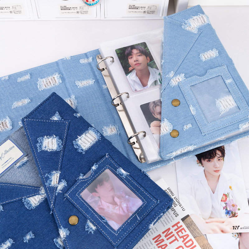 大型A5サイズ デニム加工 カードバインダー 3リングDリン - Pokemon Binder Card のレビューと価格