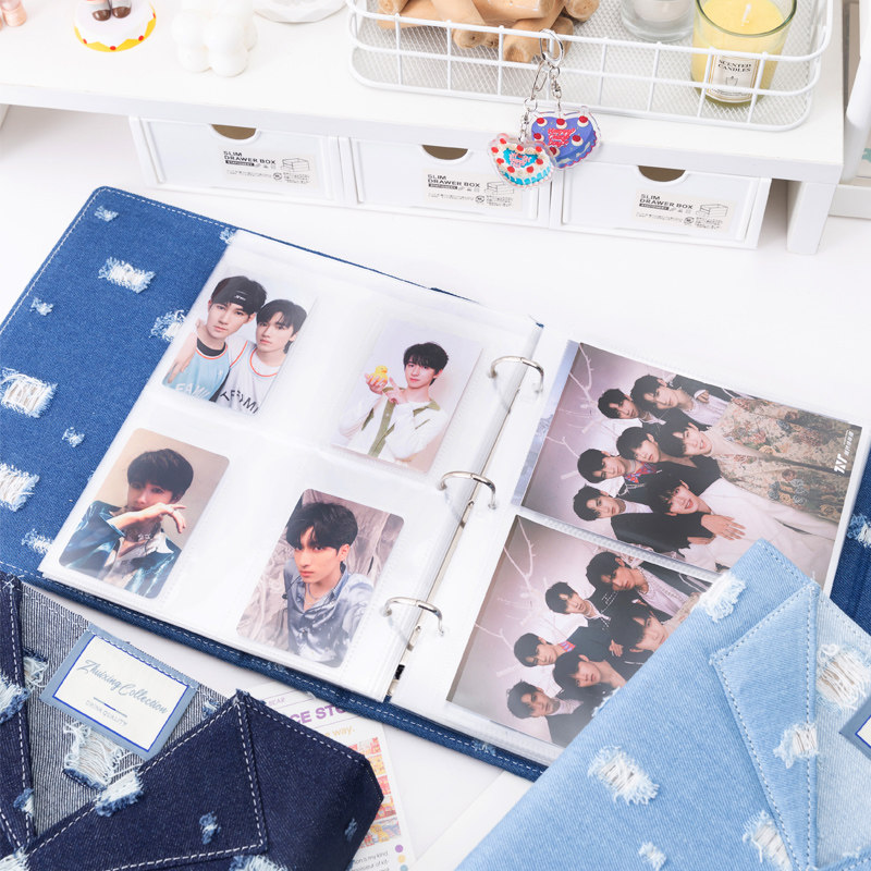 大型A5サイズ デニム加工 カードバインダー 3リングDリン - Pokemon Binder Card のレビューと価格