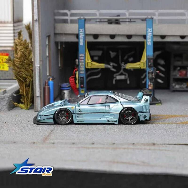 STAR 1:64 LBWK F40 アイスブルー マジック - Die Cast Car 1 64 のレビューと価格
