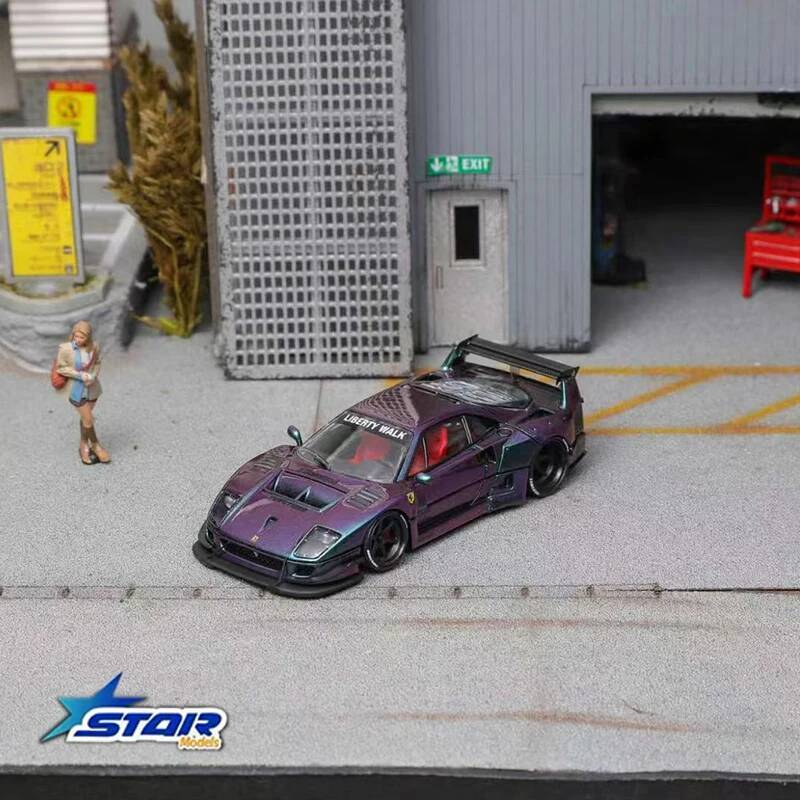 STAR 1:64 LBWK F40 アイスブルー マジック - Die Cast Car 1 64 のレビューと価格
