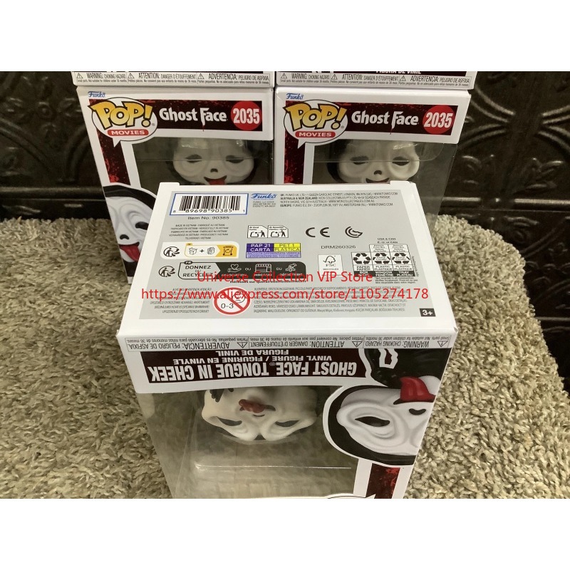 ファンコ ポップ スクリーム ゴーストフェイス 舌を頬に突き - Funko Pop Protector のレビューと価格
