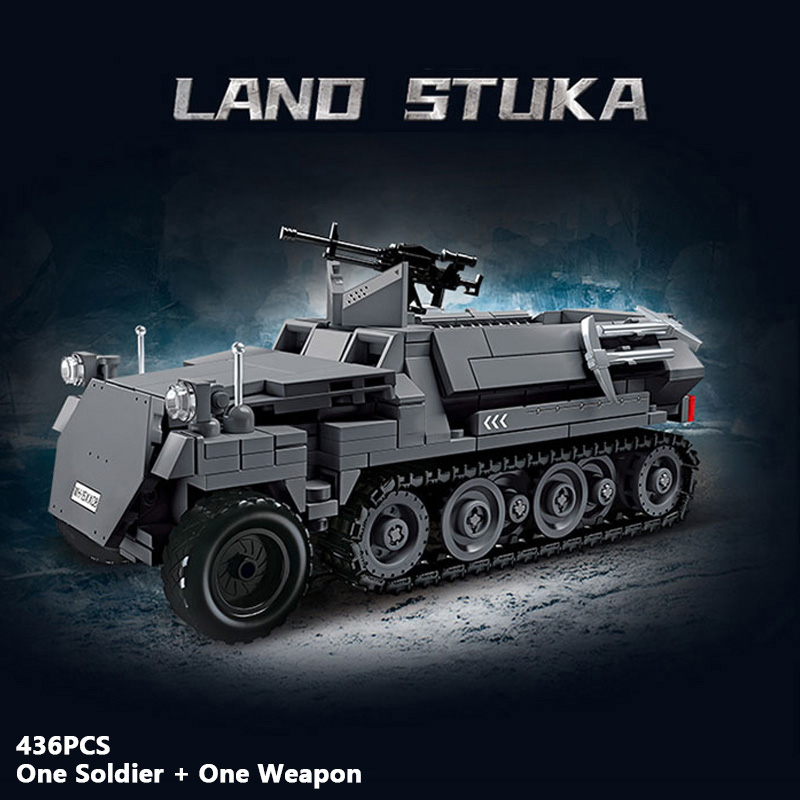 陸上ストゥカ世界大戦軍隊軍兵士ズーフスロケットランチャービル - Lego Minifigure Holder のレビューと価格