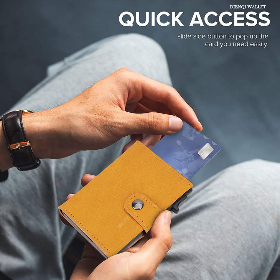 エアタグ財布 Rfid クレジットカードホルダー男性財布三つ - Card Top Loader のレビューと価格