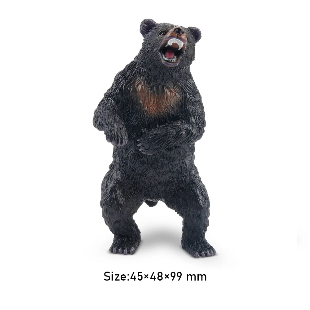 Toymany シミュレーション立ち黒/ヒグマ野生動物動物モ - Action Figure Stand のレビューと価格